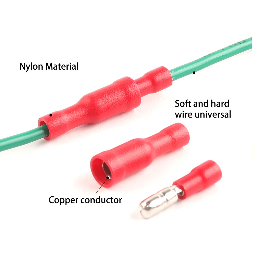 MPD FRD PVC Bullet Shaped Female Male Insulating Joint Wire Connector ...